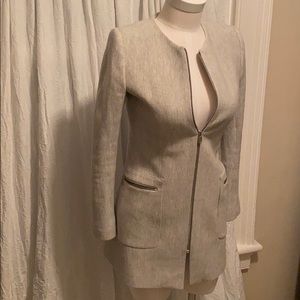 Zara zip up blazer